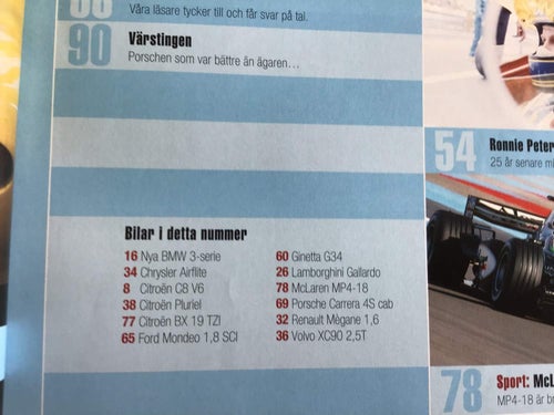 Auto motor & sport Nr 16 2003 Ronnie Peterson 25 år efter Monza,BMW,Ginetta,XC90