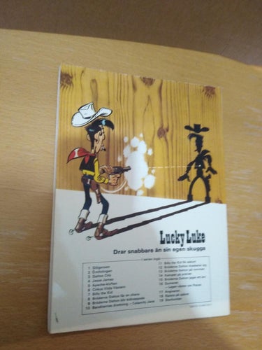Lucky Lukes äventyr 18 Ratata på spåret 1975 första upplagan