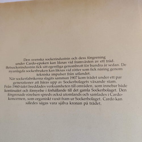 Sockerbolaget-Cardo 1907-1982