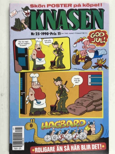 Knasen - 1990:25 FN-VF Med poster