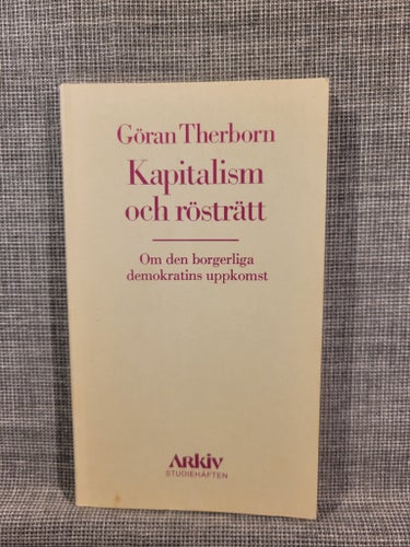 Kapitalism och rösträtt av Göran Therborn, 1980