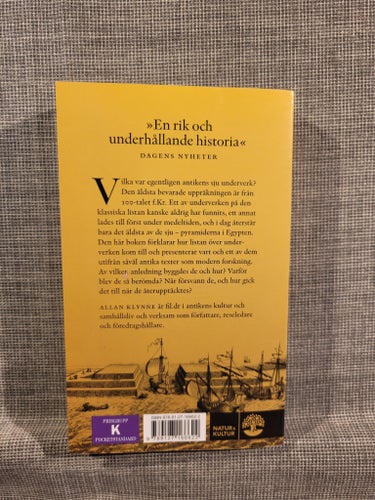Antikens sju underverk av Allan Klynne, 2019