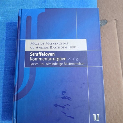 Straffeloven Kommentarutgave – Første del (2. utg.) – Som ny