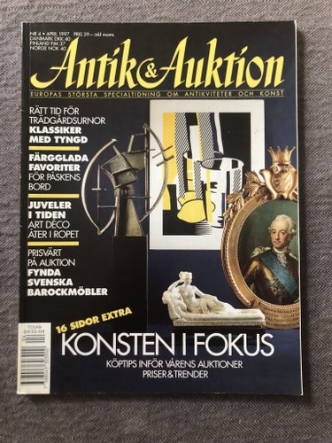 Antik & Auktion 4/1997 - Trädgårdsurnor, Art déco-smycken, opalglas m m