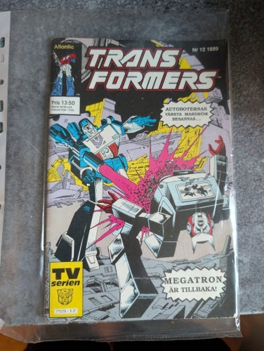 Transformers samling 17st tidningar .bla nr1,1991,.nr1 ,1990.osv