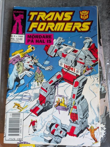 Transformers samling 17st tidningar .bla nr1,1991,.nr1 ,1990.osv