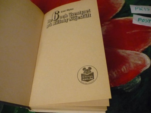 BOK, DE 6 OCH ÄVENTYRET PÅ RILLOBY NÖJESFÄLT, ENID BLYTON