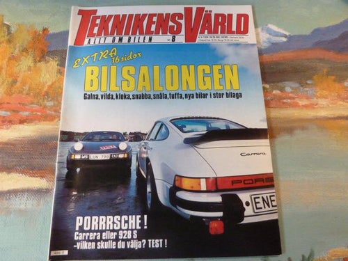 TEKNIKENS VÄRLD, 4/4 1984, NR 8, TIDNING, ALLT OM BILEN