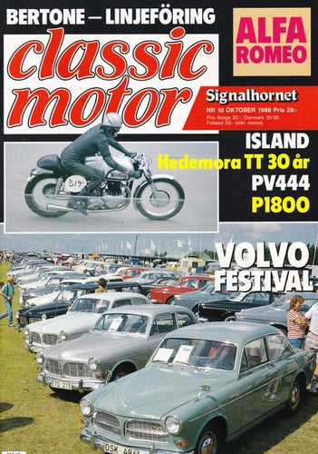 Classic 1988-10 Volvo P1800.Volvo PV 444.Hedemora.Bertone