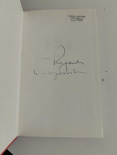 Signerad första svenska älskade Beloved Toni Morrison 1987