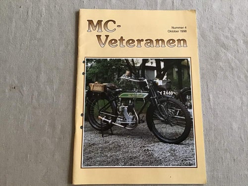 MC VETERANEN NR 4 1998 MOPEDRALLY,HUSQVARN,HALMSTAD CROSS,SAROLEA,MZ,REX,