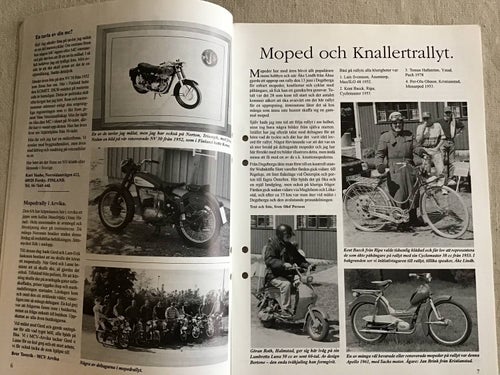 MC VETERANEN NR 4 1998 MOPEDRALLY,HUSQVARN,HALMSTAD CROSS,SAROLEA,MZ,REX,