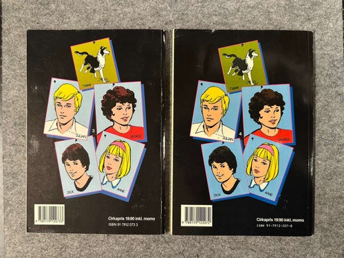 2 st. Enid Blyton Seriemagasinet - Fem-äventyr