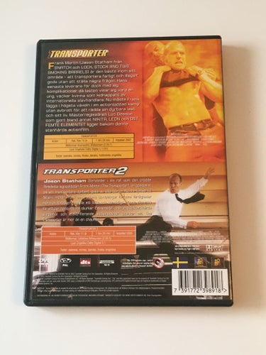 Transporter / Transporter 2 (2-disc. Jason Statham, 2002/2005). Beg. DVD