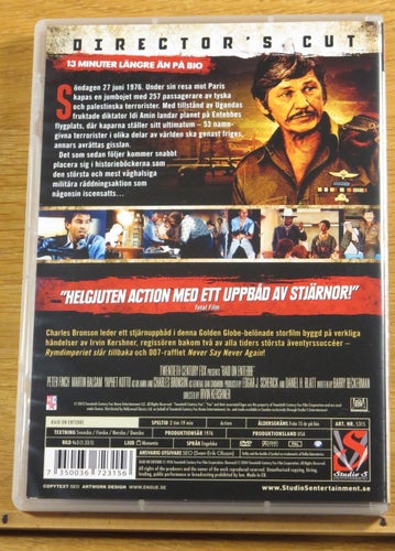 Slaget om Entebbe Charles Bronson Mkt fint skick
