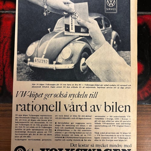 VW Volkswagen 1961 Annons