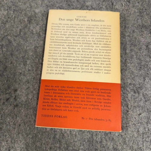 J.W. von Goethe - Den unge Werthers lidanden