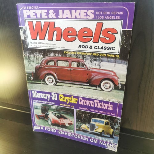 Wheels Magazine nr 3 Rod & Classic, Mars 1979