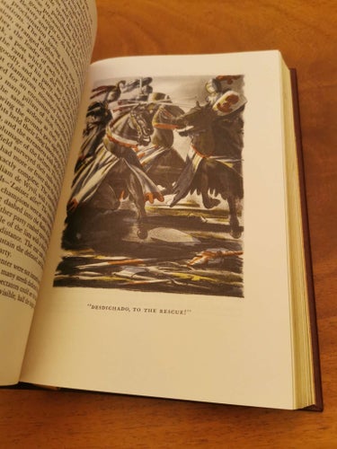 Ivanhoe Easton press Walter Scott great condition leather