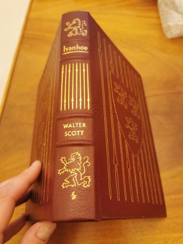 Ivanhoe Easton press Walter Scott great condition leather