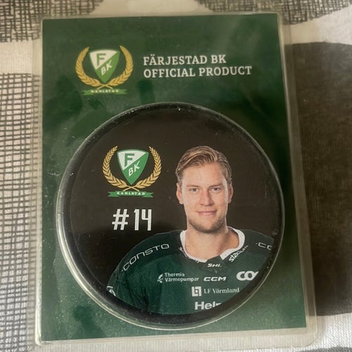 Färjestad BK Puck #14 Officiell Produkt