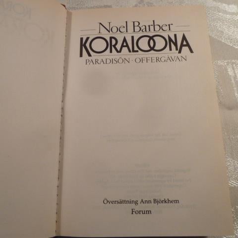 KORALOONA, N. BARBER, 1989,  BÖCKER
