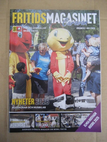 Fritidsmagasinet Caravan Nr:4-2025 (Nyheter från Husvagn & Husbilsmässan)