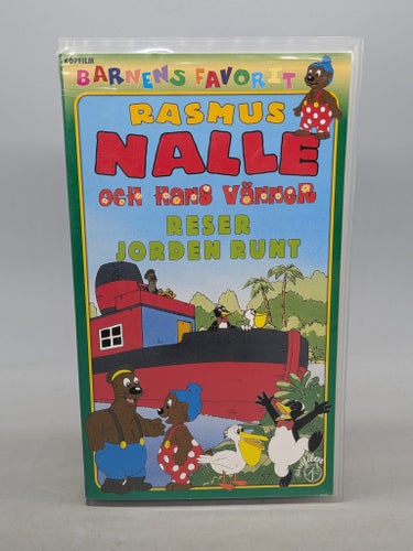 Rasmus Nalle och hans vänner reser jorden runt - Svenskt tal - VHS