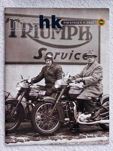 MCHK-tidningen nr 1/2022 (Motorcykelhistoriska klubben)
