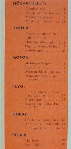 TEKNIKENS VÄRLD 1951/7.Bruno Mathsson.Mynttillverkning.Norton Dominator
