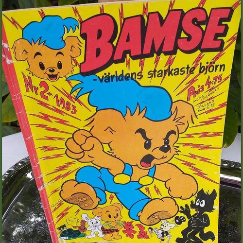 Bamse samlarobjekt serietidning 1983 NR 2 Samlarobjekt VINTAGE