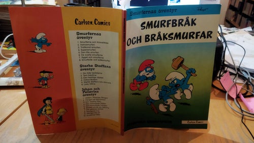 Smurfernas äventyr Smurfbråk och bråksmurfar. Fine plus