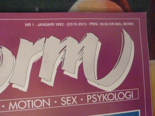 I FORM, NR 1 - 1992, TIDNING