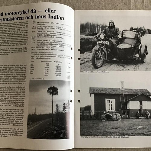 MCHK NR 5 1989 INDIAN,KALLE KLINGSBO I FILIPSTAD BMW R25,JOSEF KOCH NIMBUS FÖRAR