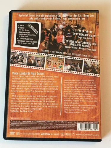 Rock'n'roll high school, special edition, feat. The Ramones (1979 ). Beg. DVD