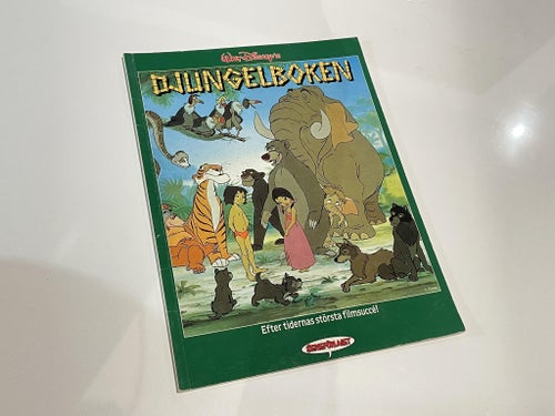 Djungelboken Seriealbum 1988 - Walt Disney bok serier illustrationer