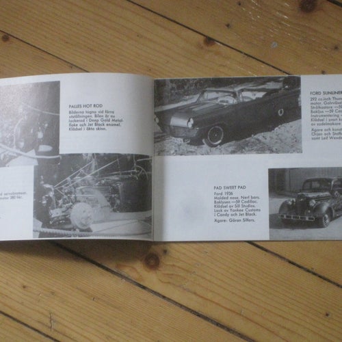 HOT ROD SHOW 1965 program första utställningen i Marmorhallarna