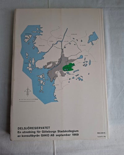 Delsjöreservatet - En utredning för Göteborgs Stadskollegium av konsultbyrån