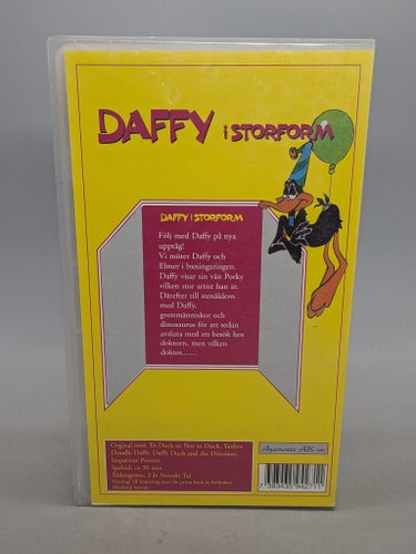 Daffy Duck i storform - Svenskt tal - Ny Inplastad VHS