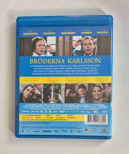 Bröderna Karlsson Blu-ray / Björn Bengtsson, Tuva Novotny / Sv Tal / Fint Skick