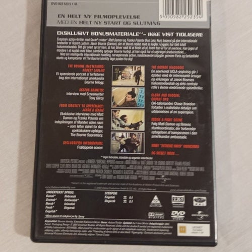 # The Bourne Identity Extended Edition – DVD | EAN: 5050582382655