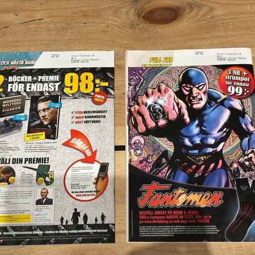 2 x Herman Hedning serietidningar 2014 Comics 3 och 4