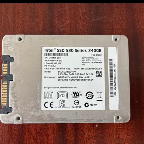 Intel SSD 240GB