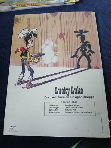 Lucky Lukes äventyr: Apache-klyftan av Morris & Goscinny, 1975