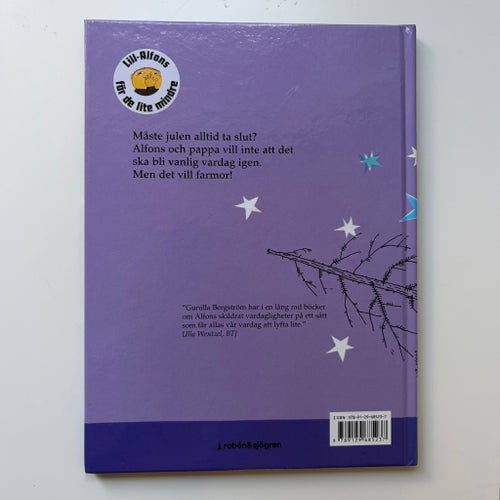 Lycklige Alfons Åberg av Gunilla Bergström inbunden barnbok