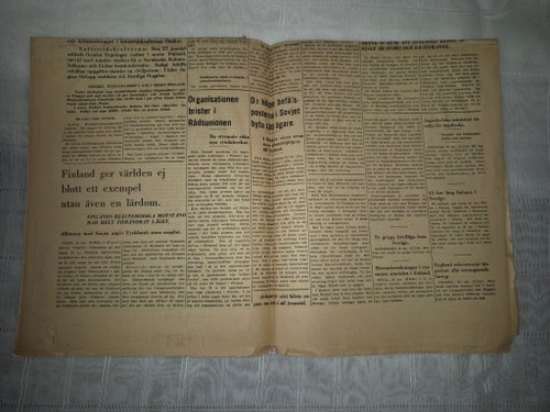 Åbo underrättelser 29 Jan 1940