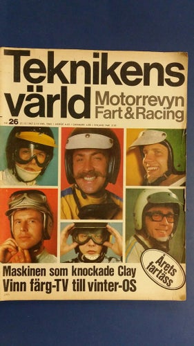 Teknikens Värld nr 26 1967: VW 1500 Automatic, Renault 16, Volvo 142 S, Saab V4