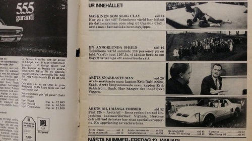 Teknikens Värld nr 26 1967: VW 1500 Automatic, Renault 16, Volvo 142 S, Saab V4
