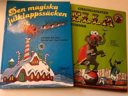 DEN MAGISKA JULKLAPPSSÄCKEN + CIRKUSELEFANTEN ELLA RYMMER Bill Peet