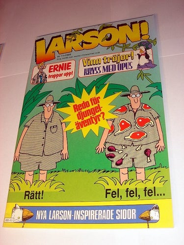 LARSON (svensk) NY OLÄST Nr 11 1989 !!!